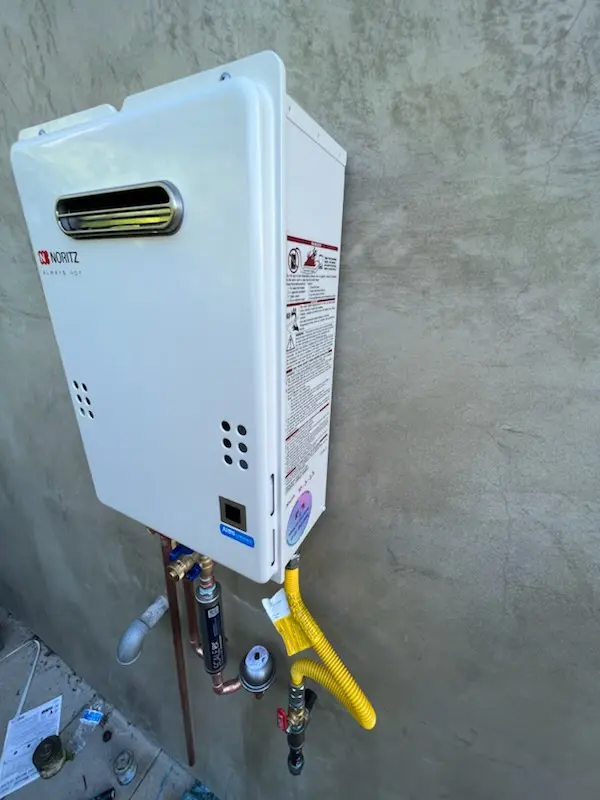Tankless water heater installation for West Rushville homes