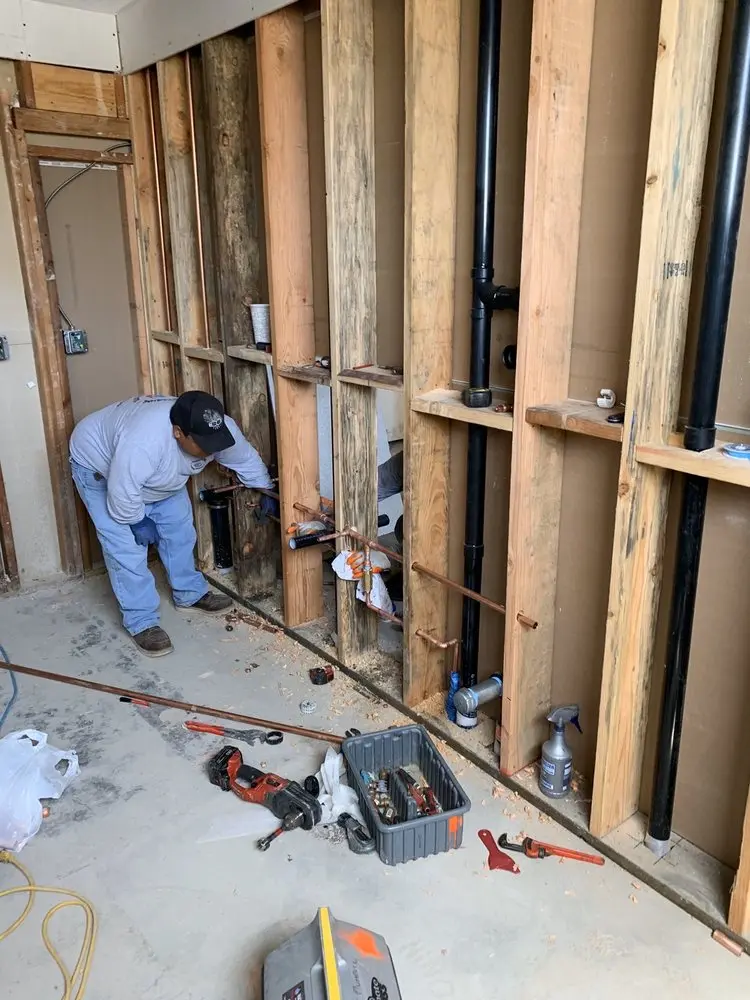 Commercial rough-in plumbing for Water Heater Replacement in West Rushville